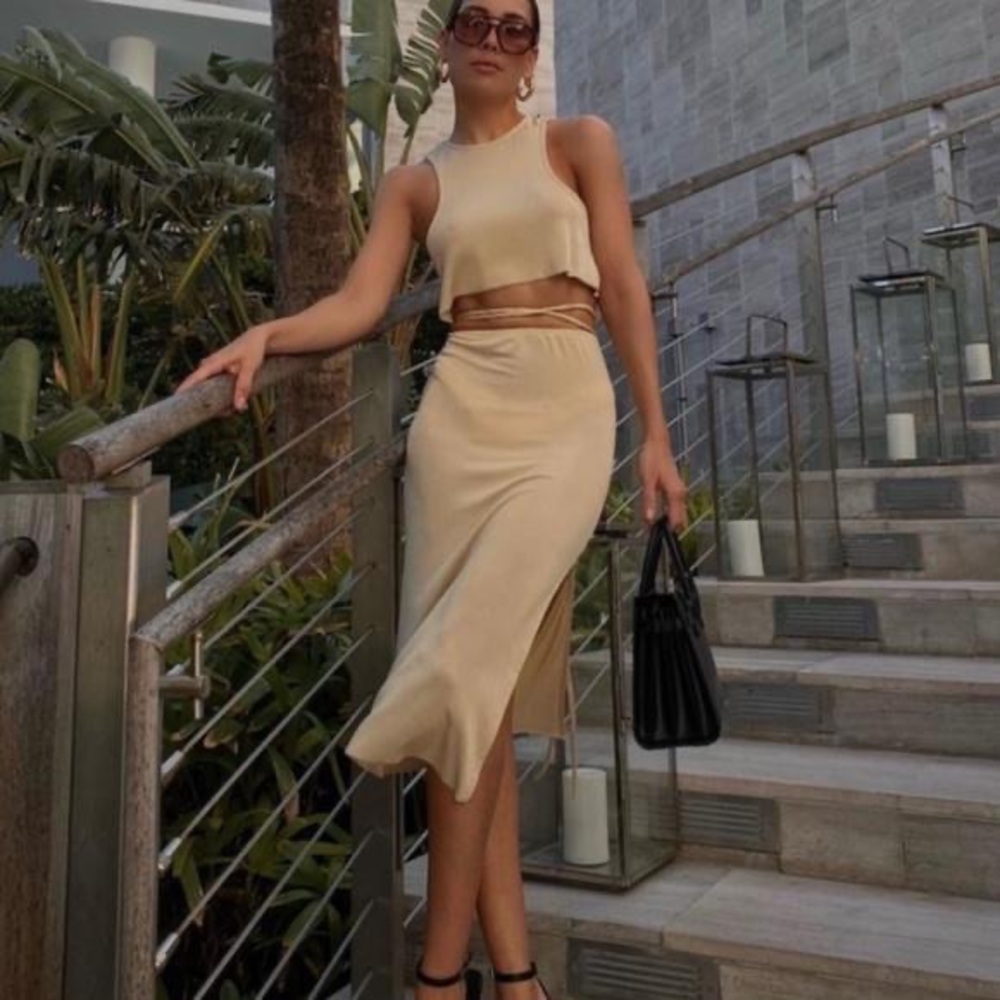 WeWoreWhat Pull On Tie Skirt (NWT) Retail: $79